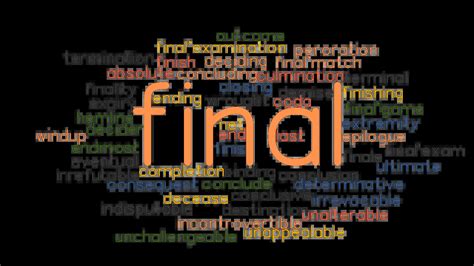 final synonym|final .